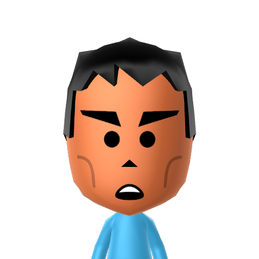 Caleb Mii character preview