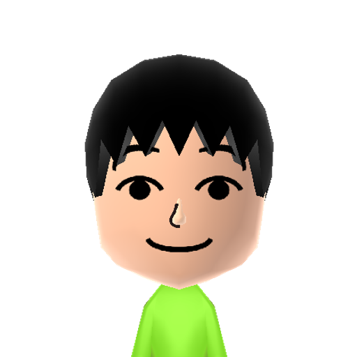 K.17 Mii character: A Mii used for Nintendo Network ID thunder888 by K.17.