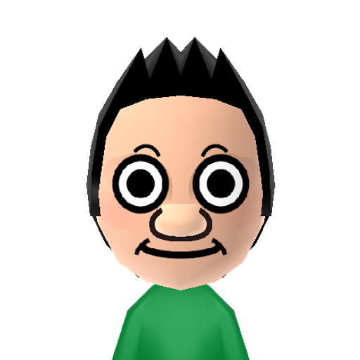 Percy Mii character preview