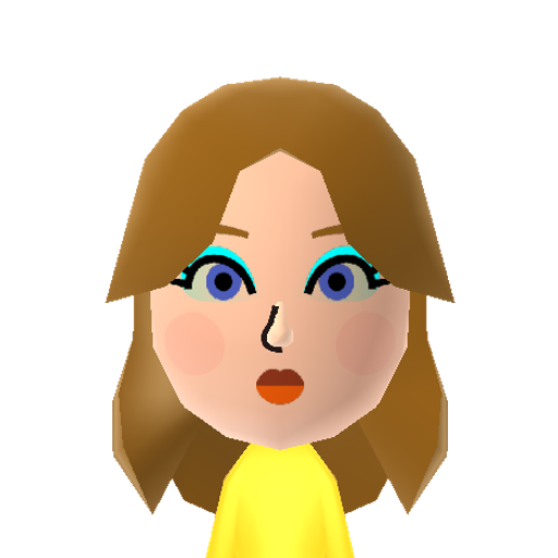 Daisy Mii character: She is the Princess of Sarasaland from Mario games.