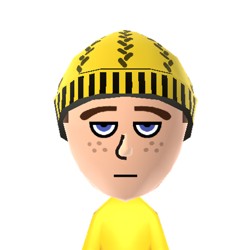 Pipit Mii character: From The Legend of Zelda: Skyward Sword. One of the students at the knight academy, he is kind and dependable.