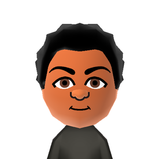 Taveon Mii character: This is a Mii uploaded for the 3DS version and distributed by Mii Central for both the 3DS and Switch versions of Miitopia.