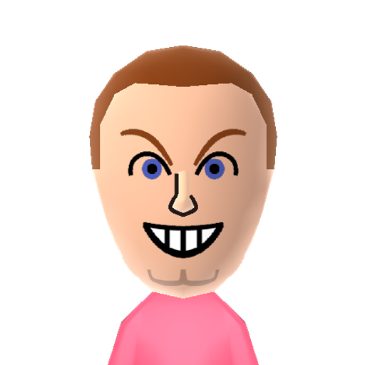 Dan Hibiki Mii character: That smug, joke character from the game "Street Fighter". Boo!