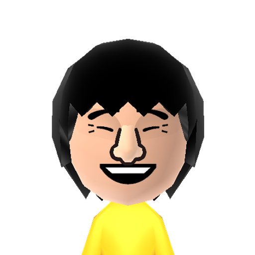 Sungie Mii character: Lead singer from the Korean group "Big Bang".