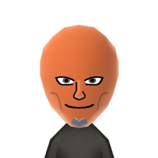 Xehanort Mii character: The main villain of the "Kingdom Hearts" series in his original, chrome-domed incarnation.