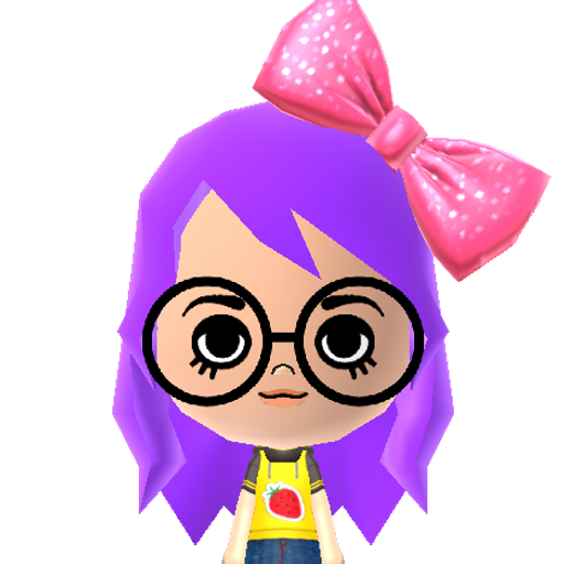 Scene Bab Mii character: This Mii is a resident on OhhMyKawaii's island