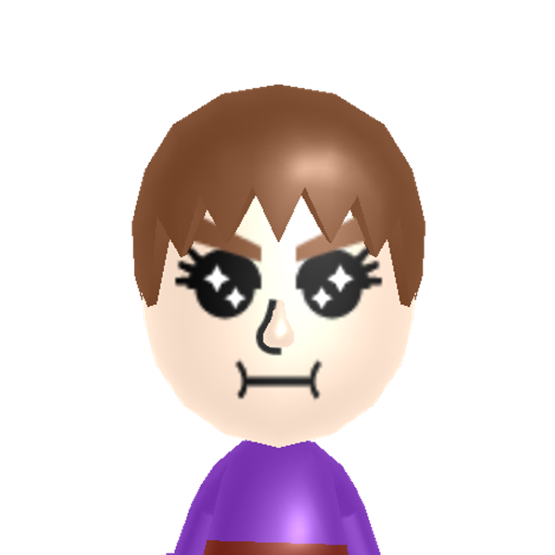 Ech Mii character: A Mii used for Nintendo Network ID DizzleHizzle by Ech.