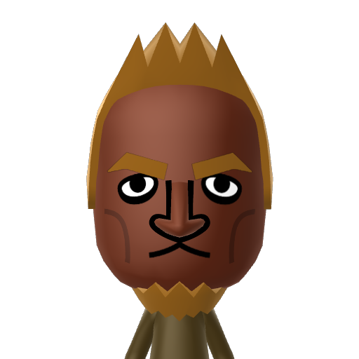 Demarcus Mii character: a Mii from And-Kensaku