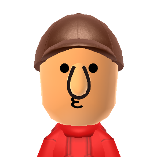 Charlie Mii character: (Source: https://www.reddit.com/r/tomodachilife/comments/1oczq5q/)