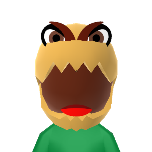 Bowser Mii character preview