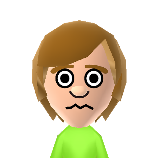 Shaggy Mii character preview