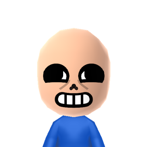 Sans Mii character: These are extracted and derived from the Mii Central Miis from the 3DS Miitopia.