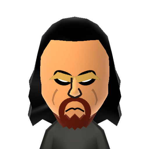 Undertaker Mii character preview
