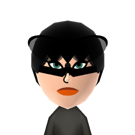 Catwoman Mii character: A jewel thief and cat burglar named Selina Kyle, who falls in love with Batman. As seen in Batman: The Animated Series