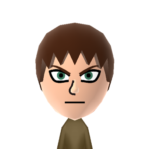 Eren Mii character: The main character from the anime/manga "Attack on Titan".