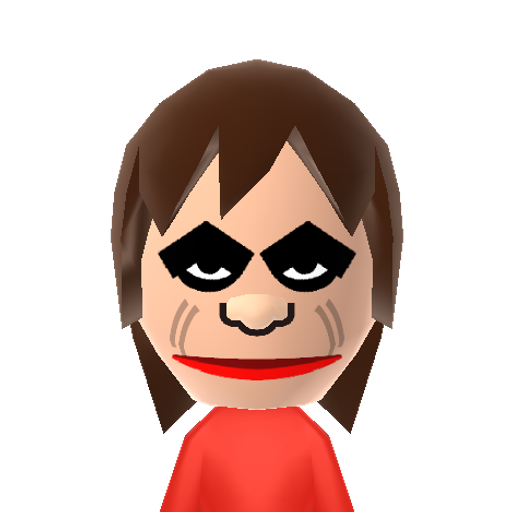 The Joker Mii character: These are extracted and derived from the Mii Central Miis from the 3DS Miitopia.