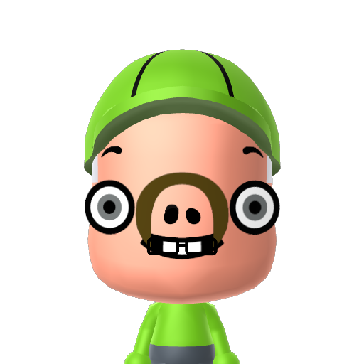 Pig Mii character: These are extracted and derived from the Mii Central Miis from the 3DS Miitopia.
