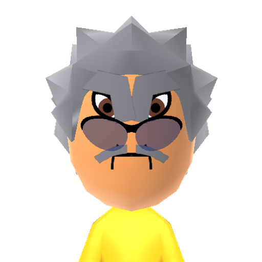 Raikou Mii character: Legendary Thunder Pokemon from Gold and Silver. It represents the lightning strike that started the fire at the Brass Tower.