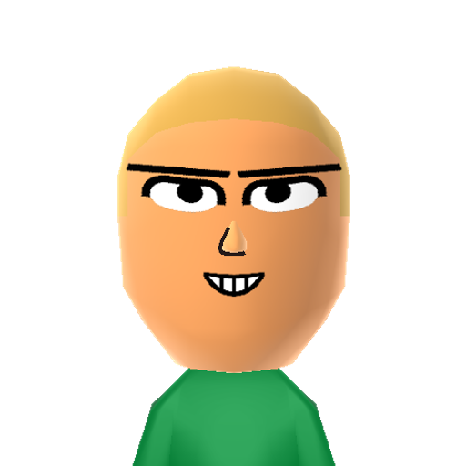 Ed Mii character: From the Cartoon Network show "Ed Edd n Eddy".