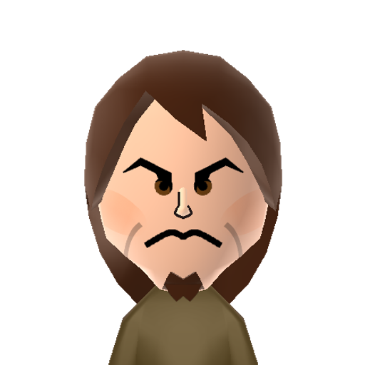 PeevedTchr Mii character: "Peeved Teacher". Someone's gotten a bit too mad at the teacher's pet... - Derived from a randomized Mii.