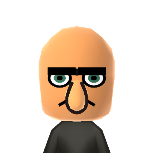 Villager Mii character: This is a Mii uploaded for the 3DS version and distributed by Mii Central for both the 3DS and Switch versions of Miitopia.