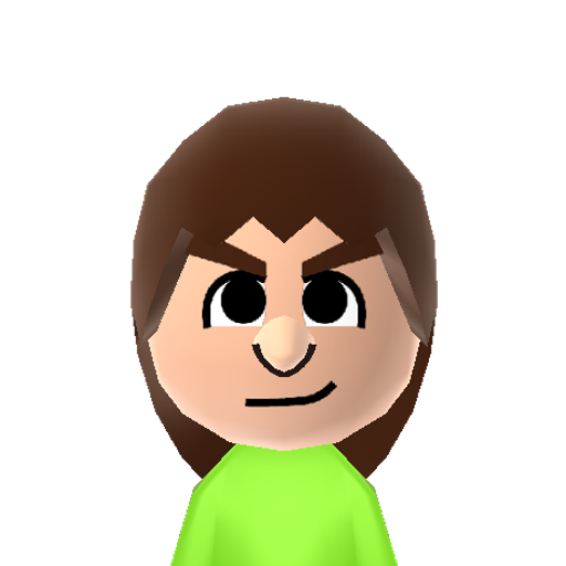 wes Mii character preview