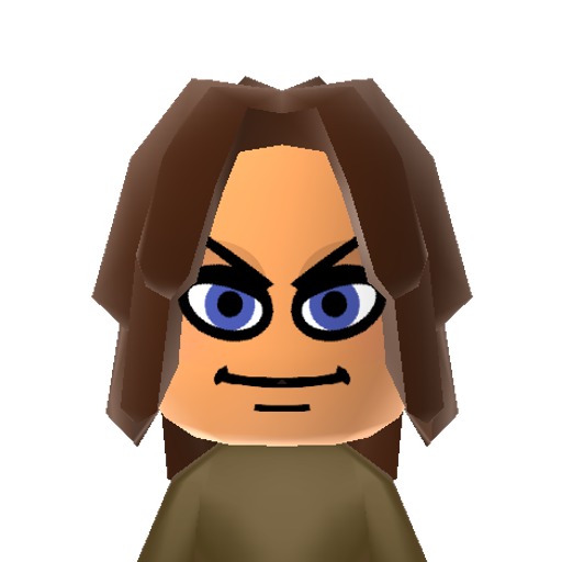 Wood Man Mii character: DWN-016 from Mega Man 2. He kinda looks like Tarzan... in a way. ?_?