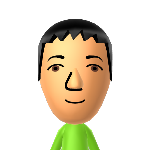 Mii-self Mii character: from My Wii U Friend List (July 2017) [@AwesomeGamerland]
