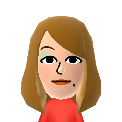 Celia Mii character: She works at the "Coletta" accessory store in "Nintendogs + Cats" for 3DS.