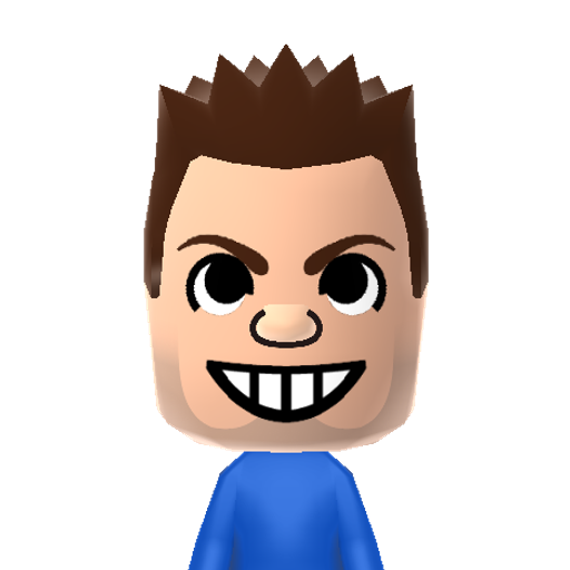 Barry S. Mii character: Barry Steakfries from Jetpack Joyride.