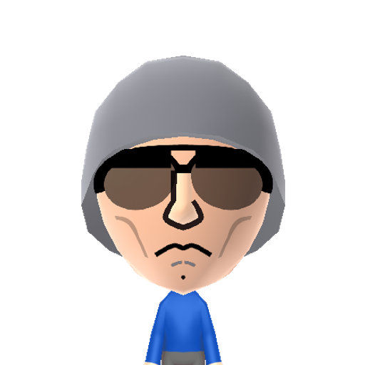 Terminator Mii character: The most advanced generation of Terminators as seen in the movie "Terminator 2", played by Robert Patrick.