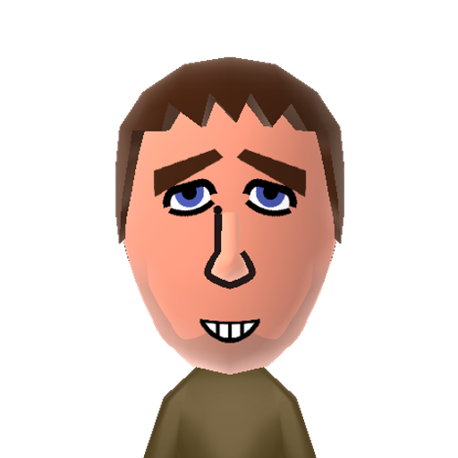 Nick Cage Mii character preview
