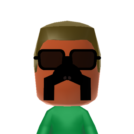 Creeper Mii character preview