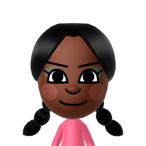 Kelly Mii character: A Mii from Preston's Custom Mii Modpack (WS)