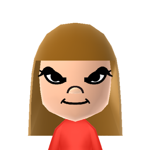 PURE EVIL! Mii character: A Mii uploaded to Check Mii Out Channel (WiiLInk)