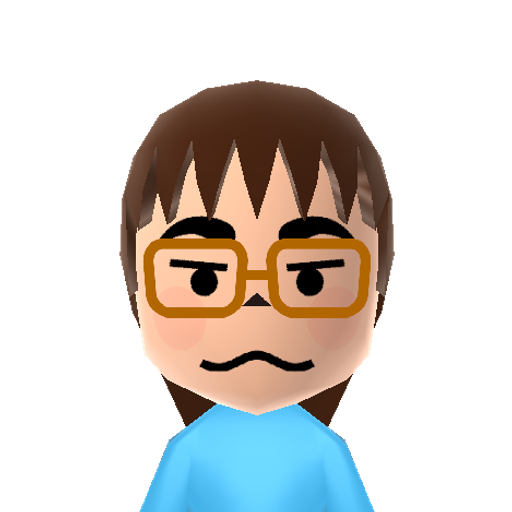 ☆ωσΐκ☆ Mii character: A random Mii I used for Wii Play: Motion