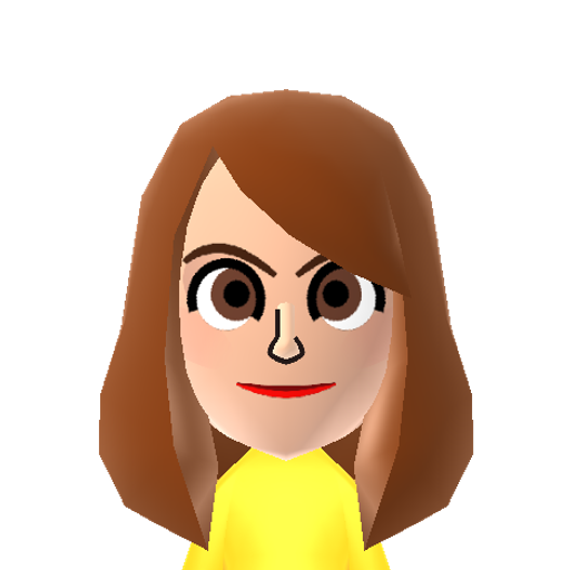 Tamashii Mii character: The Pokemon-loving girl who makes videos about the Pokemon universe and fandom on YouTube.