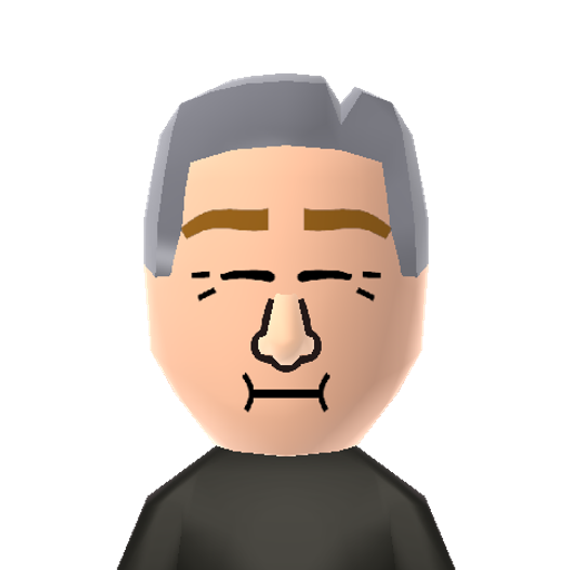 oldmanster Mii character: "The Old Man" from the TV show "Pawn Stars".