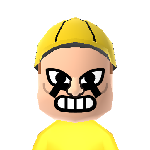 Wario★ Mii character: This is a Mii uploaded for the 3DS version and distributed by Mii Central for both the 3DS and Switch versions of Miitopia.