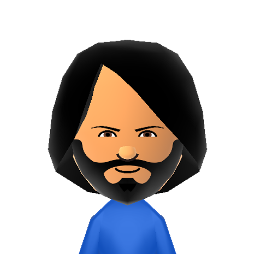 AJ Styles Mii character: Pro wrestler known as The Phenomenal One.