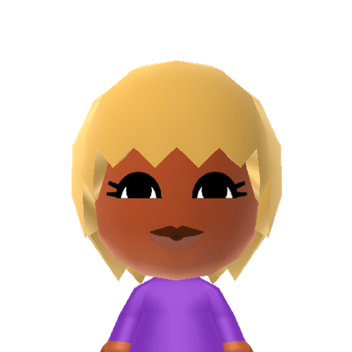 Rose L. Mii character: Beta human from "Homestuck".