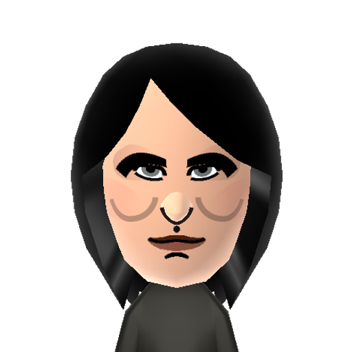 Richmond Mii character: The goth agoraphobic that lives in the server room behind "the Red Door" in the TV show "The IT Crowd". Played by Noel Fielding.