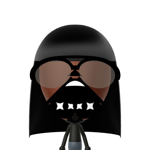 Dark Vador Mii character: These are extracted and derived from the Mii Central Miis from the 3DS Miitopia.