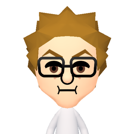 no name Mii character: This Mii is from the Switch SDK as a SampleDB Mii.