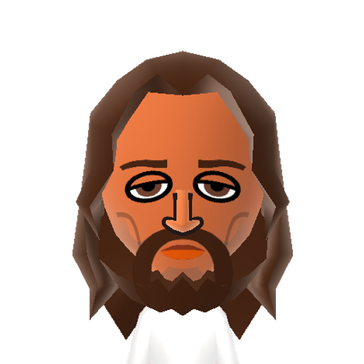 Jesus Mii character preview