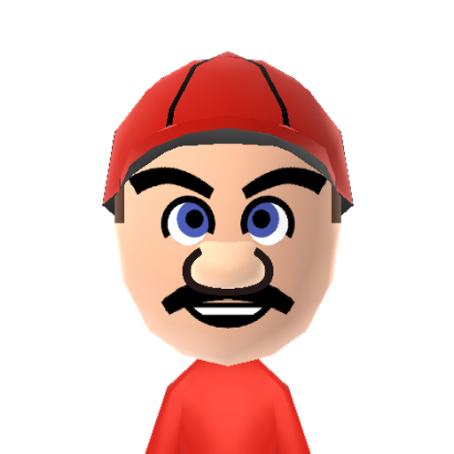 Mario Mii character: A character from Super Mario.