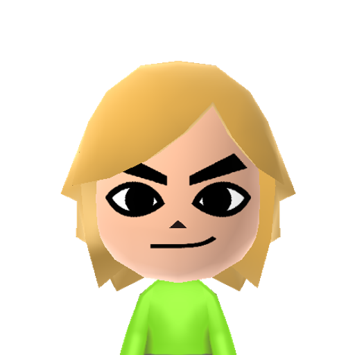 Toon Link Mii character preview