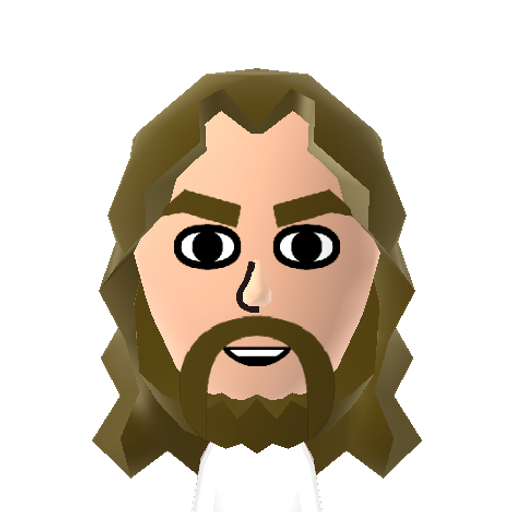 Jesus Mii character preview