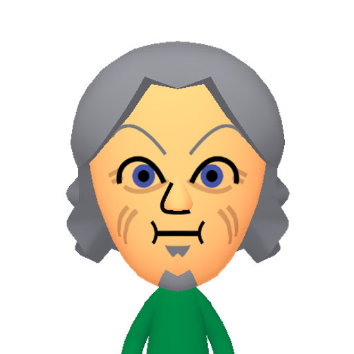 ュユョヨラリルレロヮ Mii character: This Mii is from the Switch SDK as a SampleDB Mii.