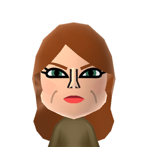 Ygritte Mii character: From "Game of Thrones" played by Rose Leslie.